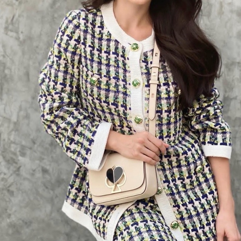 Kate Spade Multicolor Tweed Jacket